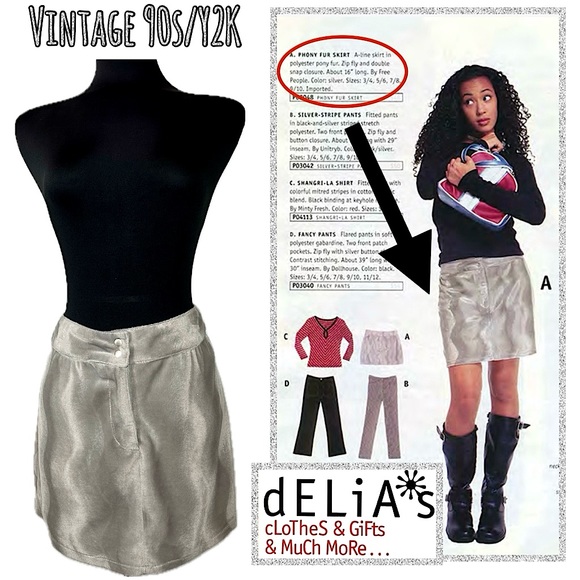 EUC Free People Metallic Mini Skirt *Vintage Y2K/90s* - Picture 14 of 15